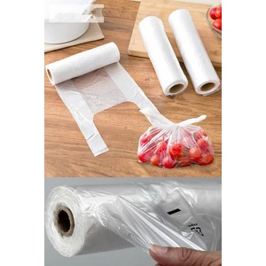 Mezpack Ambalaj Rulo Orta Boy Poşet  (5 Rulo)