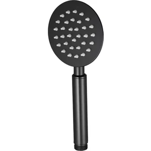 El Duş Başlığı 304 Çelik Metal Oval Siyah KE103-B