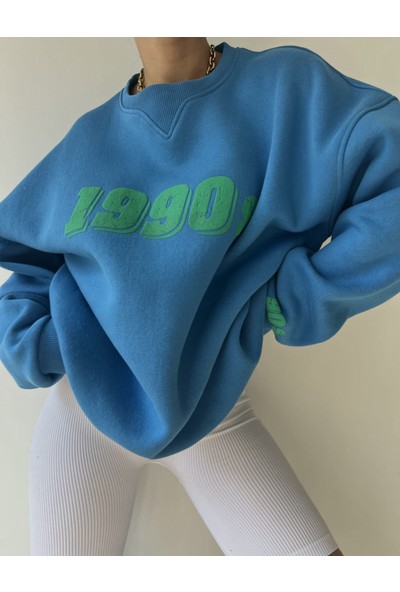 Mai 1990S Mavi Oversize Sweatshirt