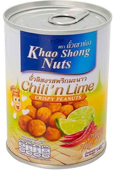 Khao Shong Acı Biber ve Misket Limonu Soslu Çıtır Yer Fıstığı 140 gr
