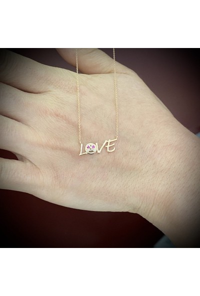 Karum Jewel Pırlanta Kolye '' Love ''