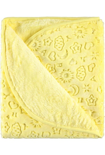 Recos premium bebek battaniyesi (sarı)