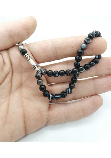 Süleymaniye Akik Taşı Doğal Taş Tesbih 6 mm Aaa Kalite