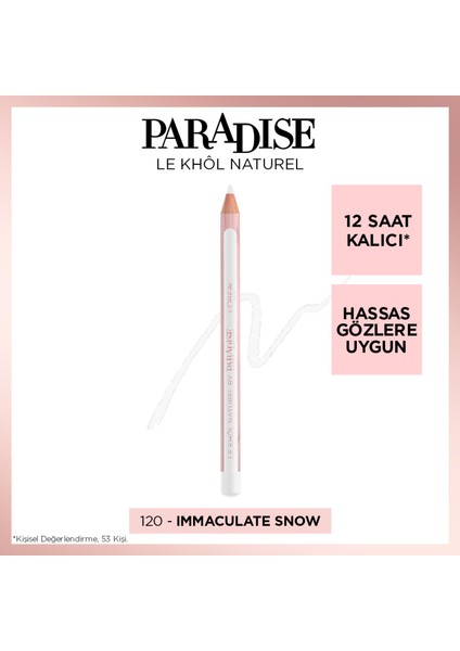 L'Oréal Paris Paradise Le Khol Göz Kalemi 120 Immaculate Snow