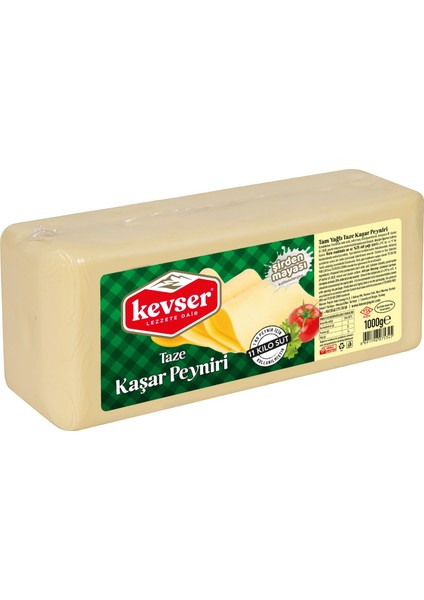Tam Yağlı Taze Kaşar Peyniri