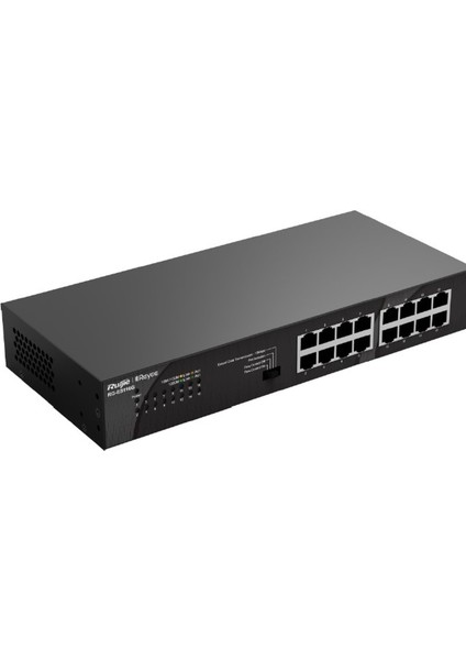 Reyee RG-ES116G 16 Port 10/100/1000 Yonetılemez Rackmout Swıtch Metal Kasa