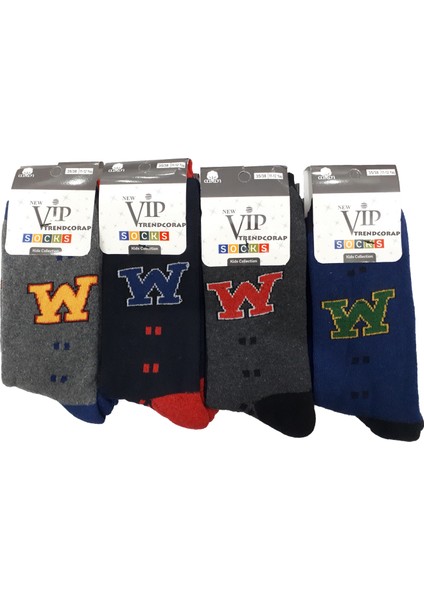 Vip Serisi 12 Çift Pamuklu Kışlık Kalın Havlu Erkek Çocuk Soket Çorap 3-4 Yaş fırsatları