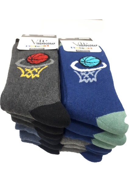 Vip Serisi 12 Çift Pamuklu Kışlık Kalın Havlu Erkek Çocuk Soket Çorap 3-4 Yaş indirimleri