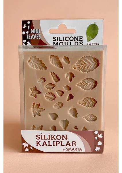 HOBİ MARKET ART Silicone Moulds Silikon Epoksi,hamur ve Polimer Kil Kalıbı Mını Leaves