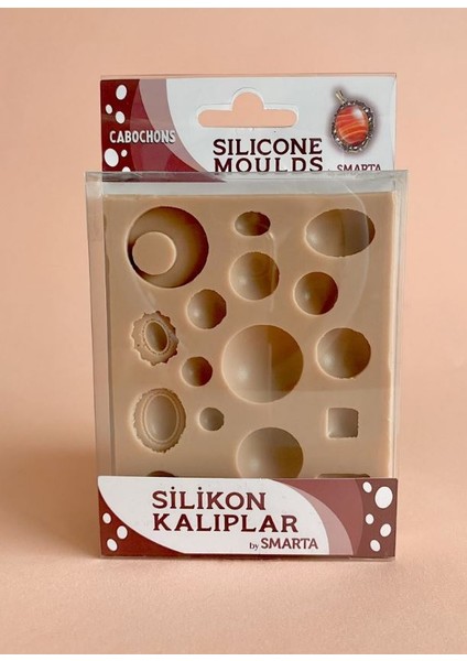 HOBİ MARKET ART Silicone Moulds Silikon Epoksi,hamur ve Polimer Kil Kalıbı Cabochons