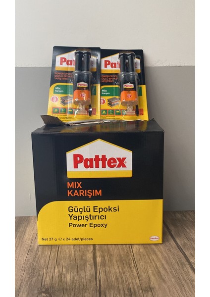 Power Epoxy Güçlü Epoksi Yapıştırıcı Mix Karışım 27 gr 6'lı Koli