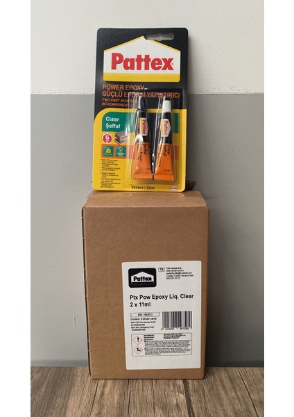 Power Epoxy Güçlü Epoksi Yapıştırıcı Şeffaf 24 gr 2 × 11 ml 6'lı