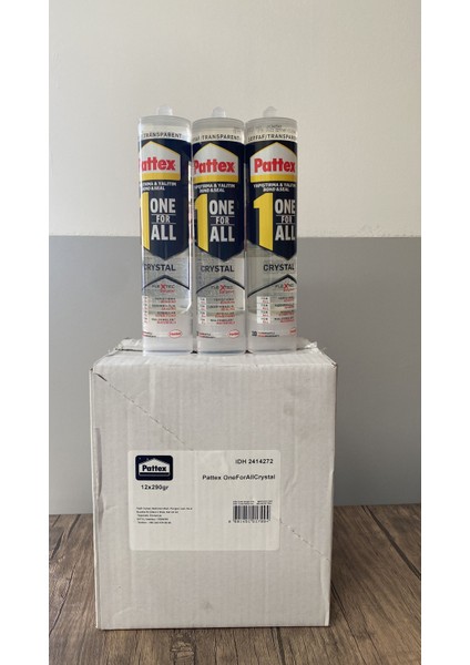 One For All Crystal Montaj Yapıştırıcısı 280 ml 12'li Koli