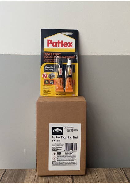 Power Epoxy Güçlü Epoksi Yapıştırıcı Sıvı Metal 31 gr 2 ×11 ml 6'lı