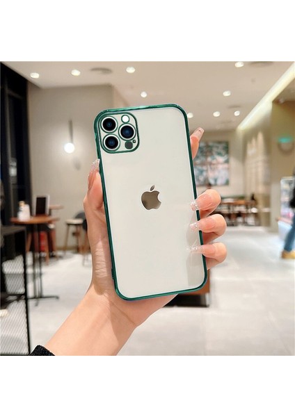 Apple iPhone 12 Pro Max Kılıf Live Silikon Kılıf Yeşil
