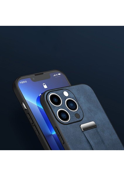 Apple iPhone 12 Pro Kılıf Zebana Classic Deri Kılıf Lacivert modelleri