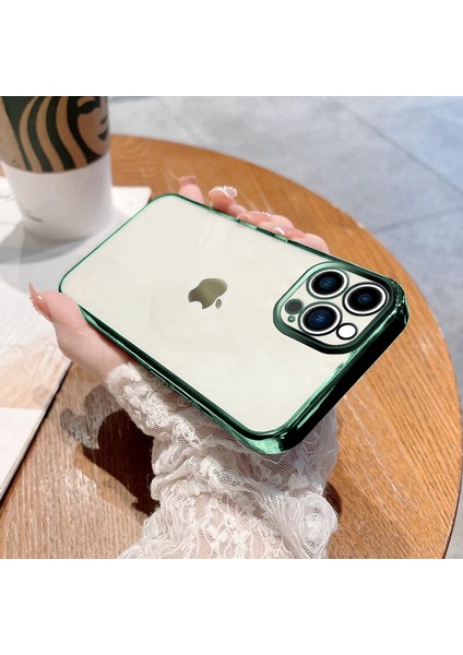 Apple iPhone 13 Pro Kılıf Live Silikon Kılıf Yeşil modelleri