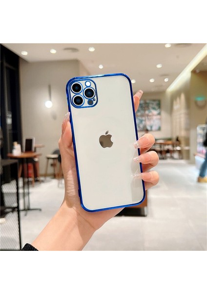 Apple iPhone 13 Pro Max Kılıf Live Silikon Kılıf Mavi