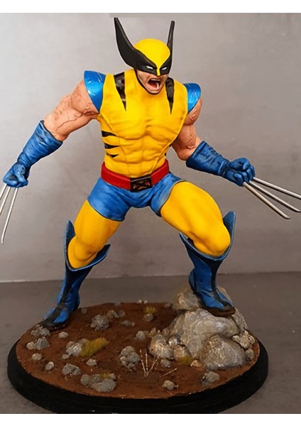 X-Men Wolverine Figüre - Logan Figür 18X12X20CM