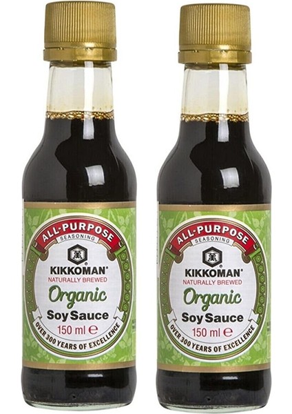 Kıkkoman Organik Soya Sosu 150 ml x 2 Adet