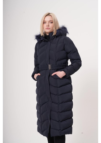 Kadın Mont Lacivert/navy 22W32000300