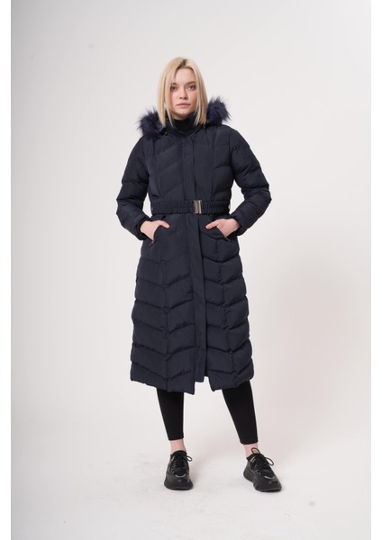 Kadın Mont Lacivert/navy 22W32000300