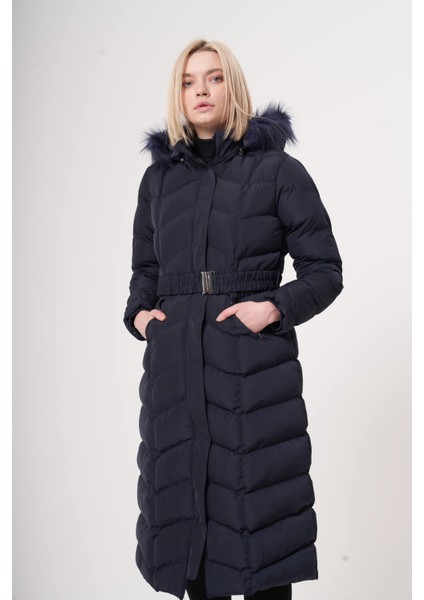 Kadın Mont Lacivert/navy 22W32000300
