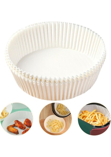 100x Hava Fritöz Parşömen Pişirme Hava Fritöz Fırını İçin Kaplı (Yurt Dışından) modelleri