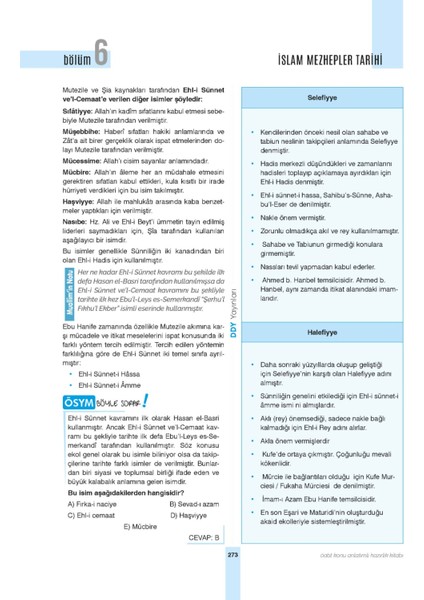 2023 ÖABT Din Kültürü ÖSYM Böyle Sorar Muallim Konu Anlatımlı Çıkmış Soru Bankası