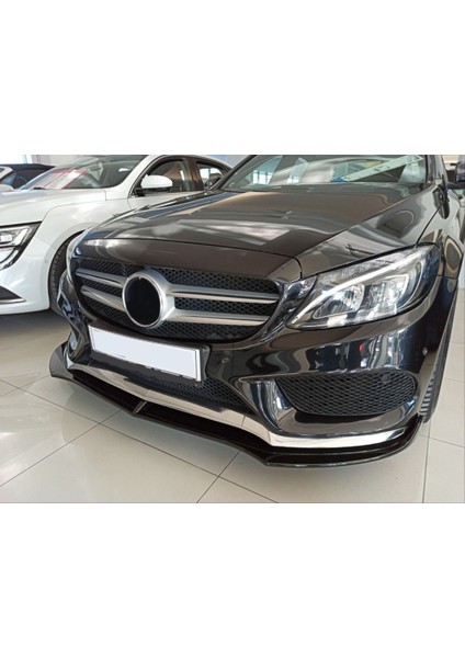 Mercedes W205 2015-2018 C Serısı Ön Lıp Custom - Pıano Black (Parlak Siyah) fırsatları