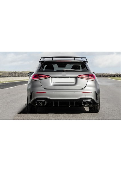 Mercedes A45 W177 Hb 2019+ Silver Dıfüzör & Egzoz Setı- Silver Egzoz ile fırsatları