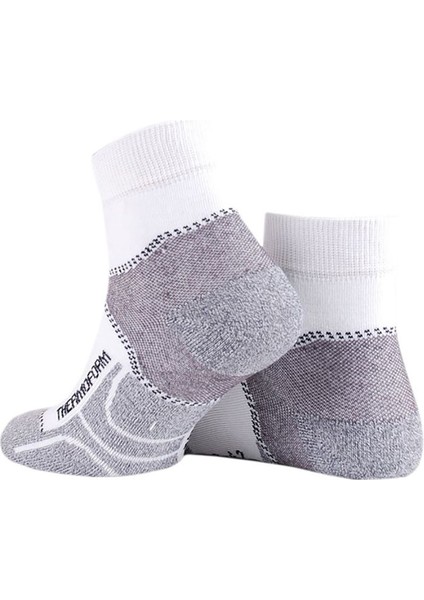 Unisex Walking Patik Çorap Beyaz 3'lü Paket