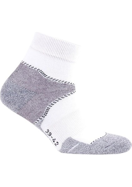Unisex Walking Patik Çorap Beyaz 3'lü Paket