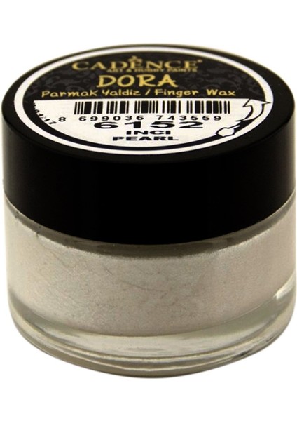 Dora Wax Su Bazlı Parmak Yaldız Boya 20ML 6152 Inci