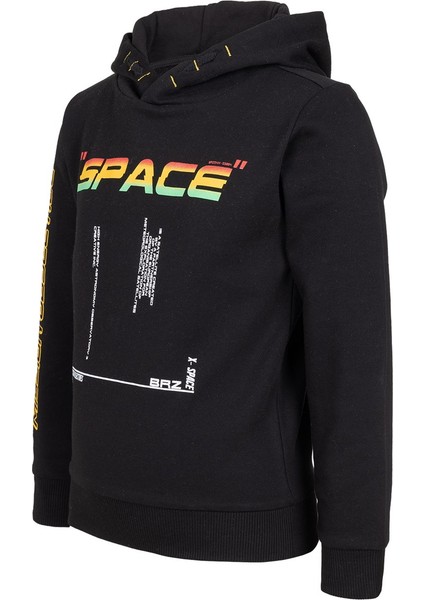 Space Baskılı Erkek Çocuk Kapüşonlu Sweatshirt fiyatları