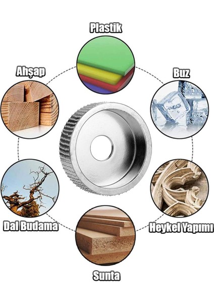 Ahşap Taşlama Törpüleme Oyma Eğe Diski Ahşap Kesici 115 mm