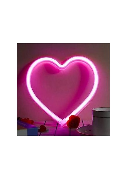 m Kalp Neon LED Neon LED Tabela