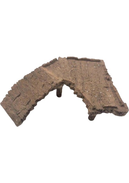 Reçine Kaplumbağa Iskelesi Sürüngenler Basking Platform Rampa Step Oyun Alanı Süsleme 21.5X7X6CM A (Yurt Dışından)