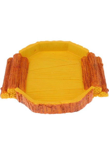 Kaplumbağa Gecko Sürüngen Vivarium Akvaryumu Için Reçine Besleme Kasesi #9 (Yurt Dışından)