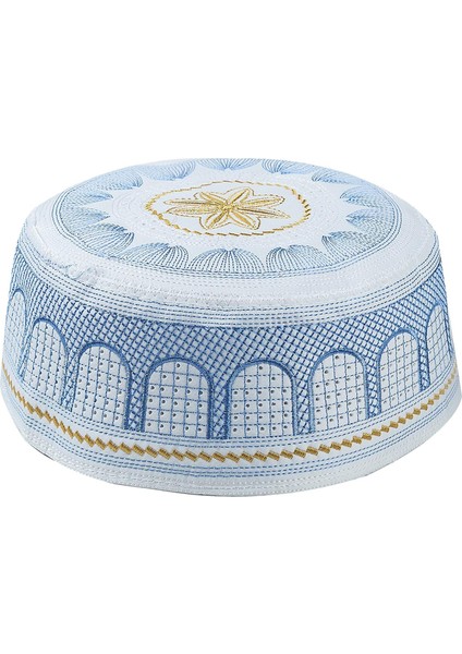 Düz Üst Erkek Dua Şapkası Türk Beanie Topi (Yurt Dışından)