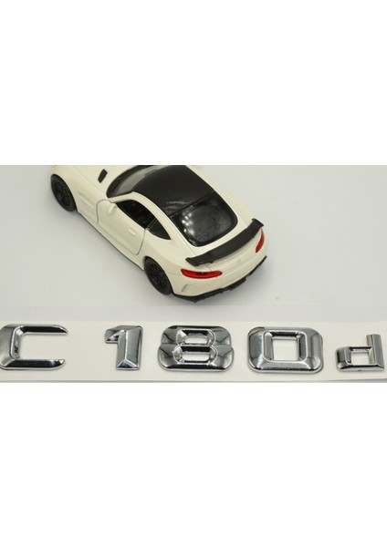 C180D Bagaj Krom Metal 3m 3D Yazı Logo fırsatları