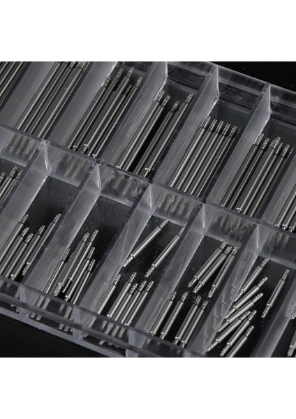 Gümüş Paslanmaz Çelik 8-25MM Yay Çubukları Kayış Bağlantı Pimleri Onarım 144PCS modelleri
