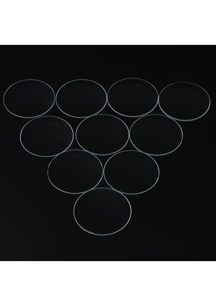 10 Adet Tek Kubbesi Mineral Tur Değiştirme Kristali 33MM-37.5MM 33.5mm modelleri