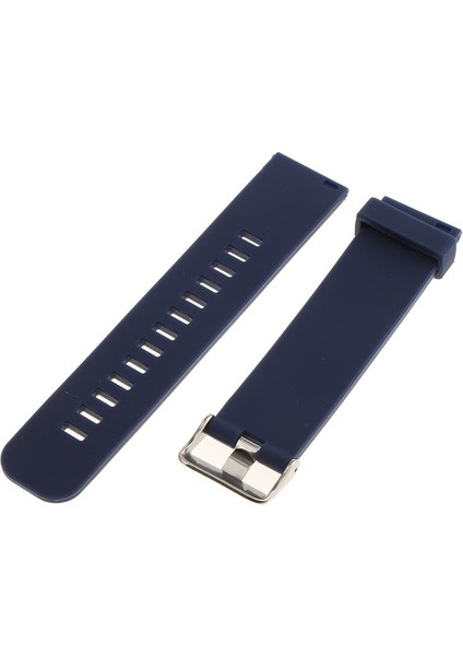 Silikon Su Geçirmez Spor Kayış Dağıtım Toka Koyu Mavi 22MM modelleri