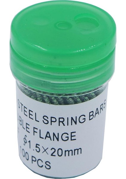 100 Adet Saatçi Yay Çubukları Kayış Bağlantı Pimleri Onarım Kiti 20MM fiyatları