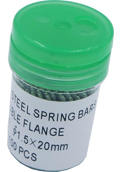 100 Adet Saatçi Yay Çubukları Kayış Bağlantı Pimleri Onarım Kiti 20MM indirimleri