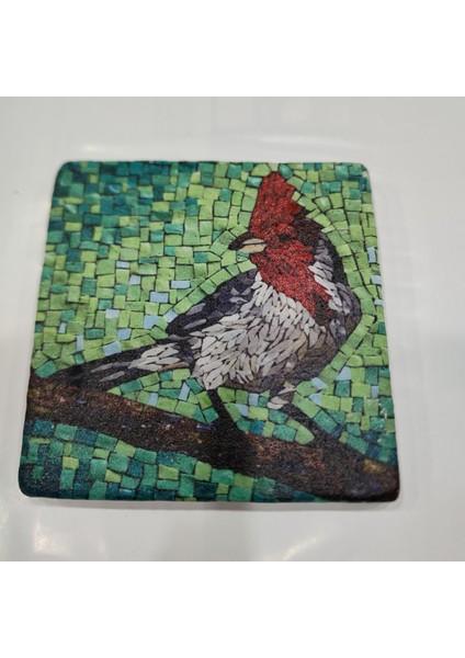 Dekoratif Figürlü Doğal Taş Banyo Gider Kapağı Süsü Tekli 10X10 cm