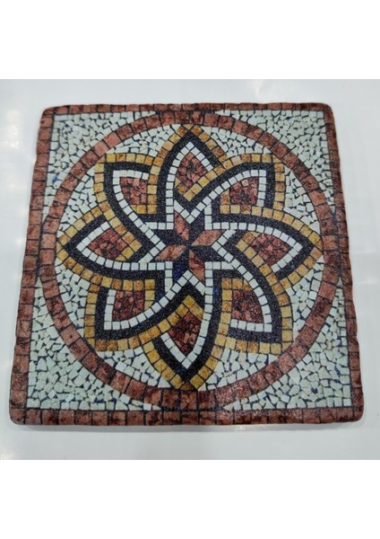 Dekoratif Figürlü Doğal Taş Banyo Gider Kapağı Süsü Tekli 10X10 cm