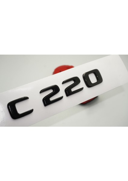 C 220 Bagaj Parlak Siyah Abs 3m 3D Yazı Logo