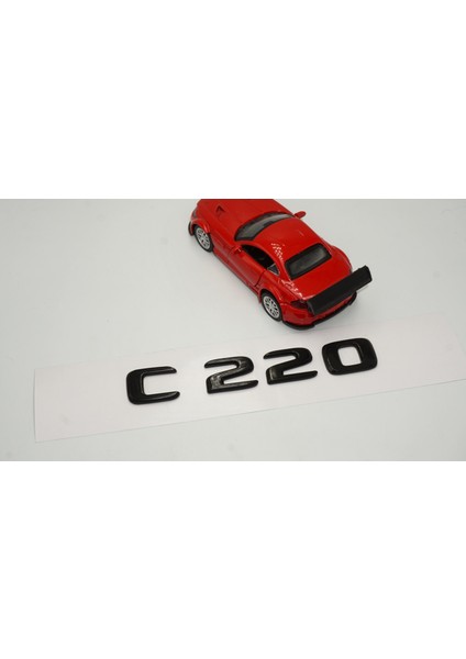 C 220 Bagaj Parlak Siyah Abs 3m 3D Yazı Logo